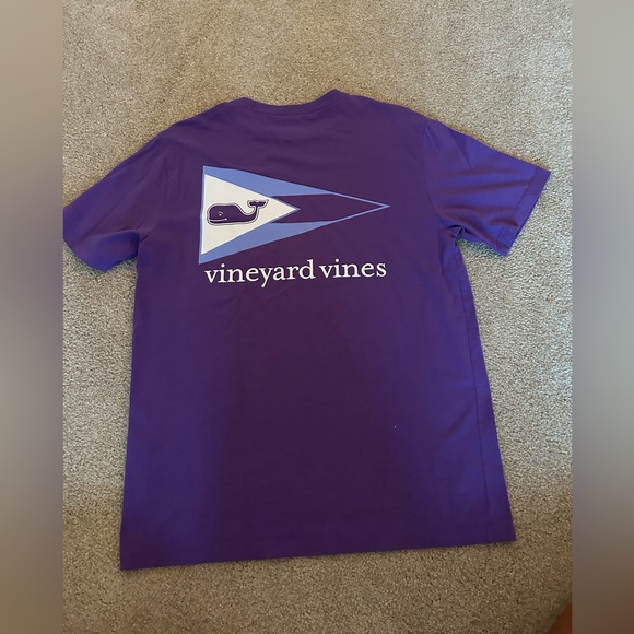Dark purple Short Sleeve Vineyard Vines T-Shirt Size S - Picture 2 of 3